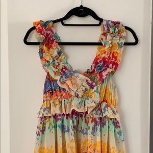 H&M maxi floral garden dress
